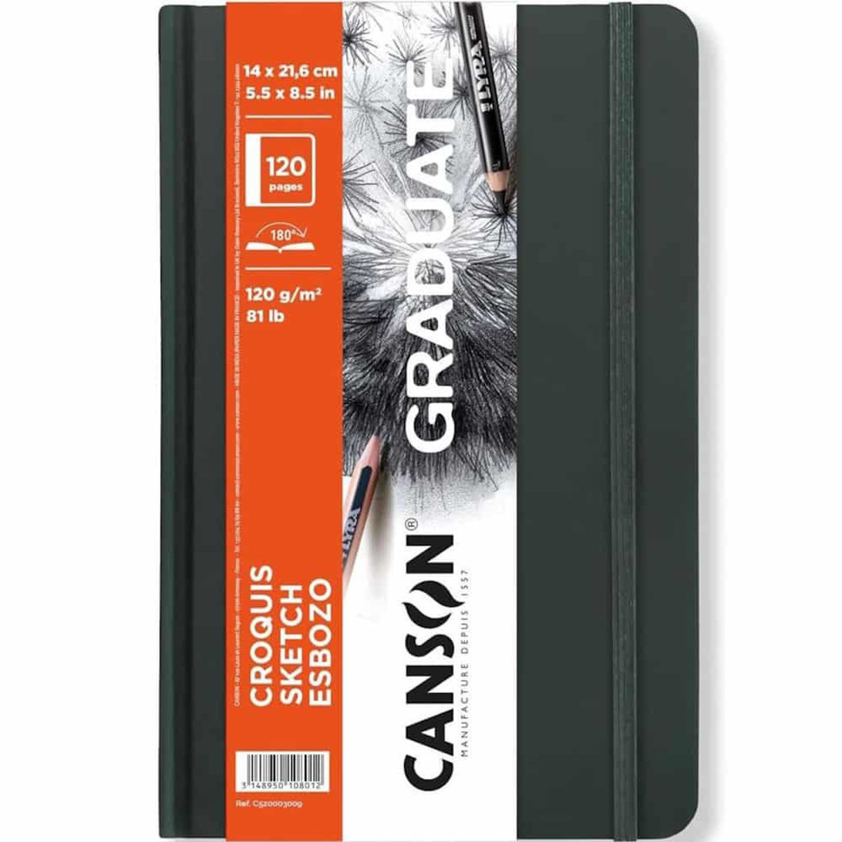 Εικόνα της Canson Sketchbook Graduate Sketch 14x21.6cm 120gr/m 40φ. Portrait C520003009