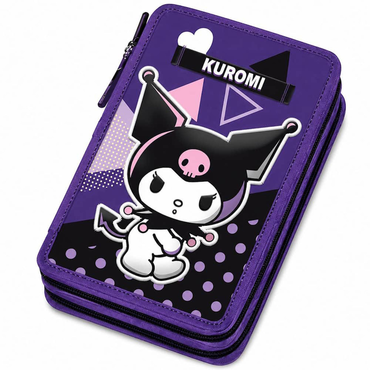 Εικόνα της Graffiti Κασετίνα Kuromi Popart γεμάτη 262333