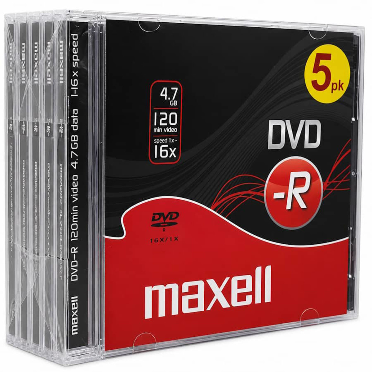 Εικόνα της DVD-R Maxell 16X 5τμχ.