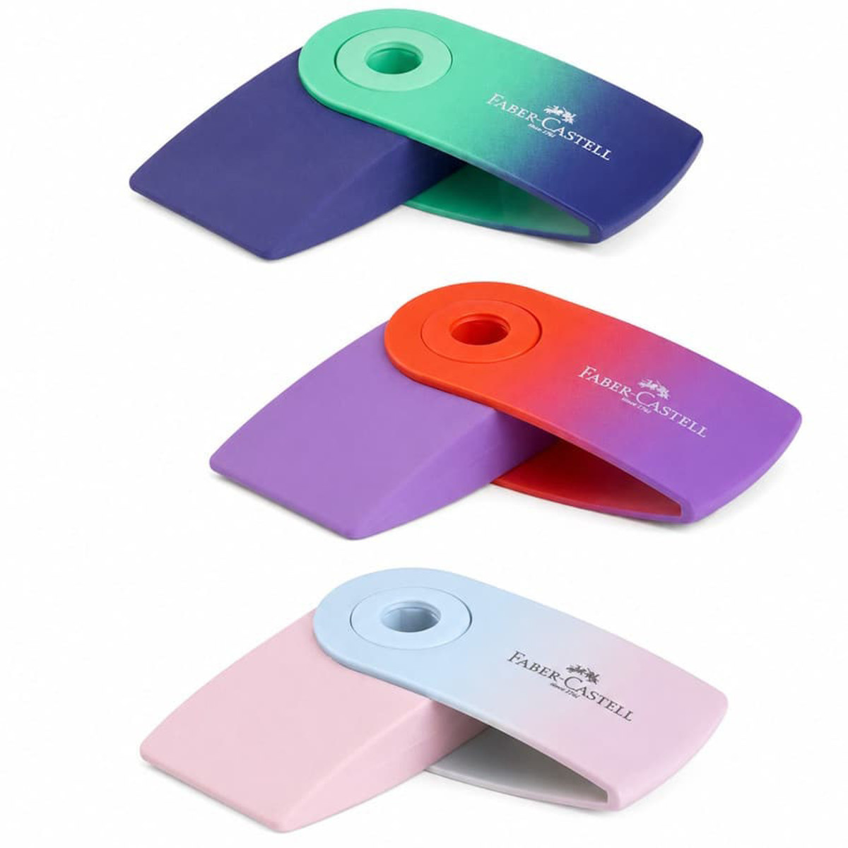 Εικόνα της Γόμα Faber Castell Sleeve mini Follow Your Flow 182480 διάφορα χρώματα