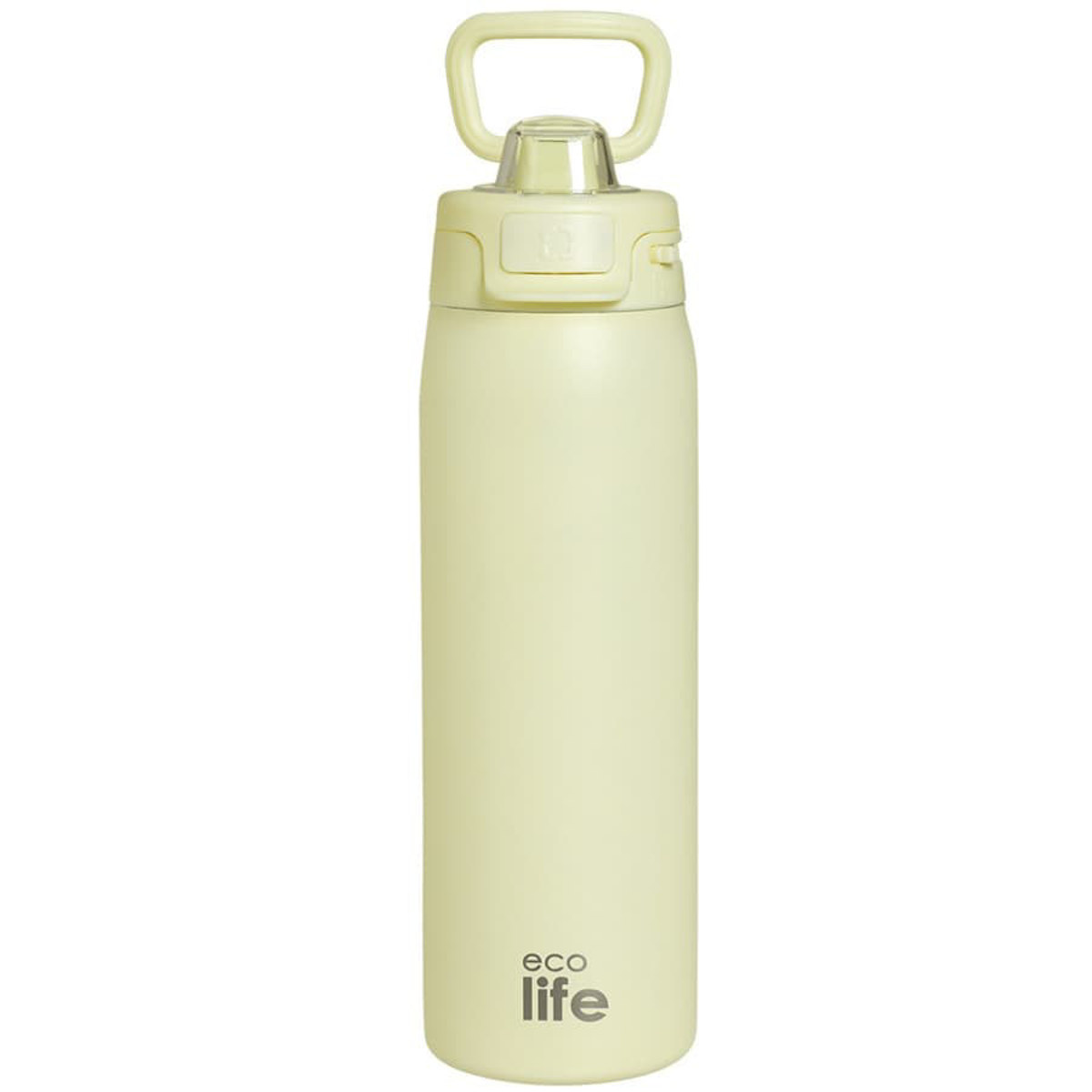 Ανοξείδωτο ισοθερμικό παγούρι Ecolife σε χρώμα off white 650ml