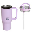 Εικόνα της Θερμός Ecolife Lid Tumbler 2 Handles 900ml Light Lilac 33-BO-7076