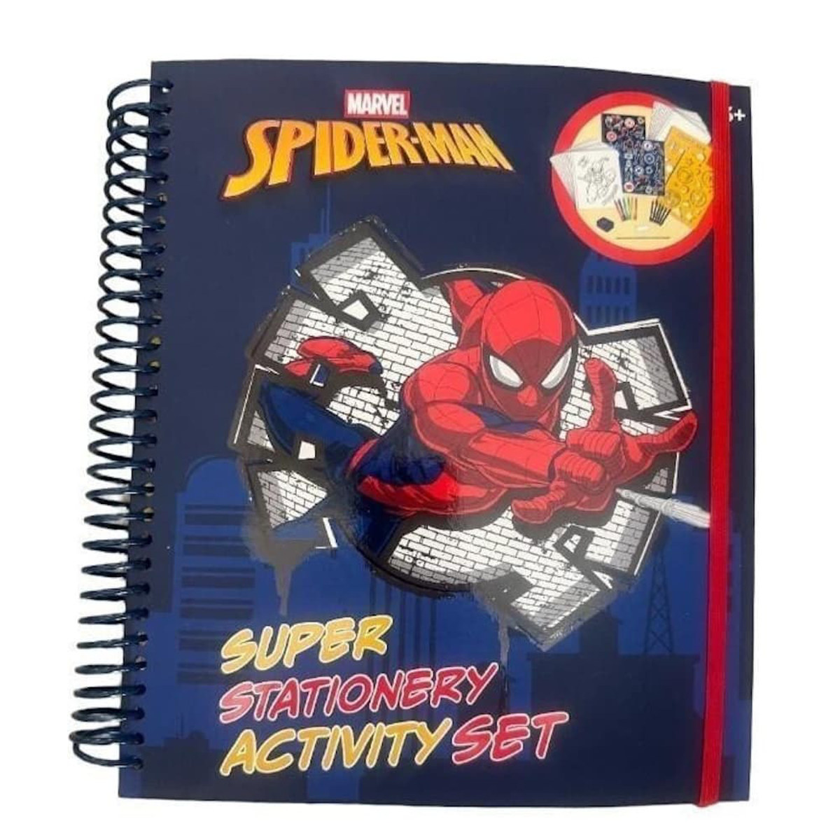 Εικόνα της Diakakis Σετ σχολικό ζωγραφικής Spiderman 45τεμ. 000508840