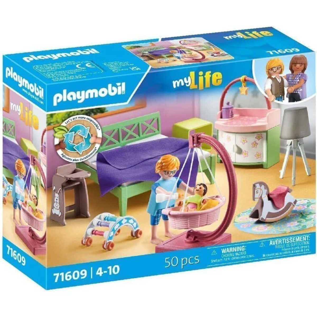 Εικόνα της Playmobil MyLife Υπνοδωμάτιο Με Κούνια για 71609