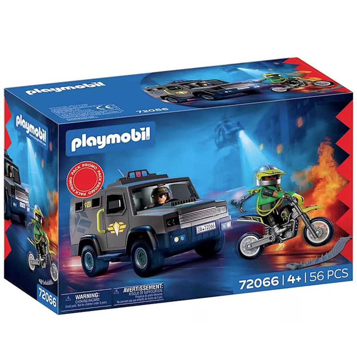 Εικόνα της Playmobil Όχημα ομάδας ειδικών αποστολών 72066