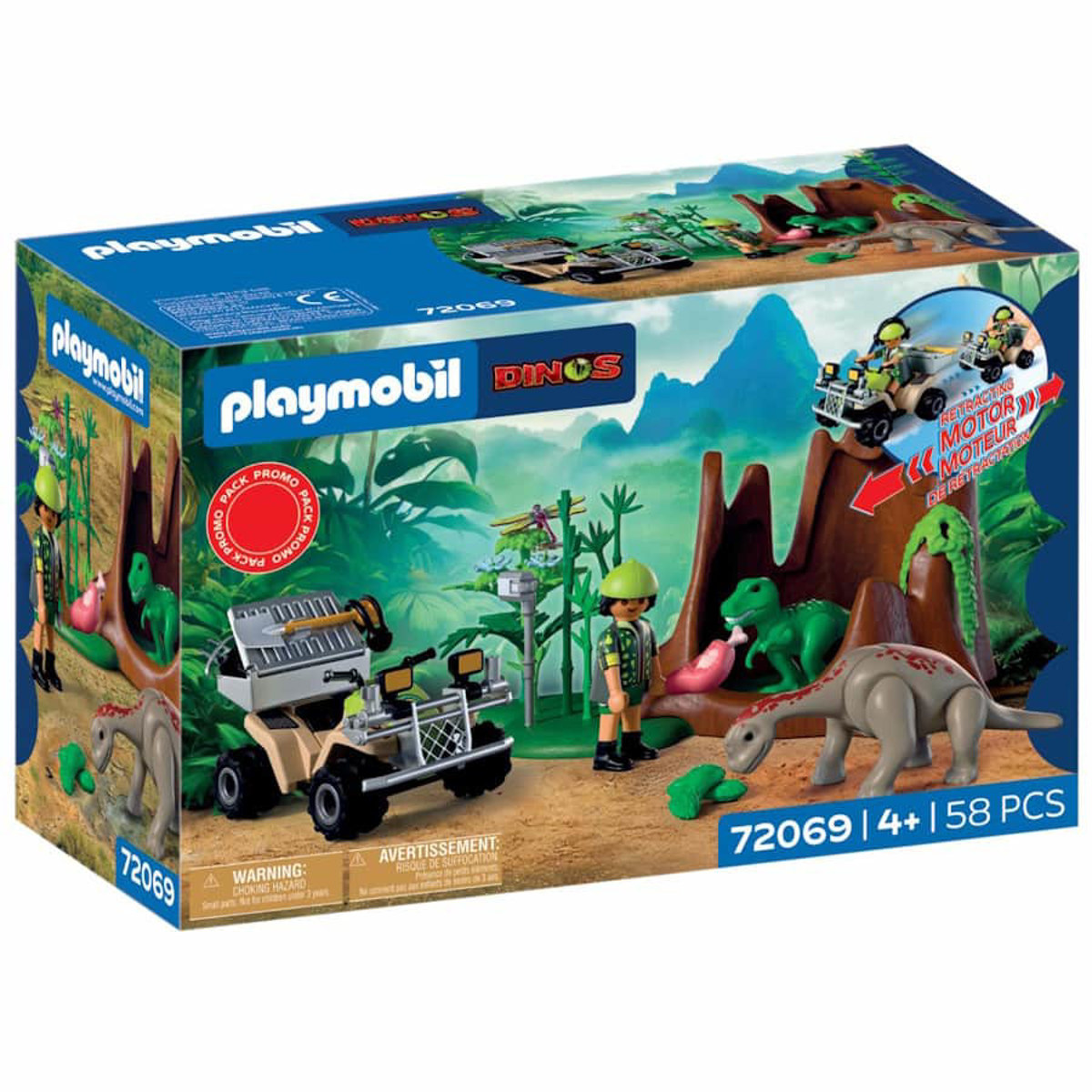 Εικόνα της Playmobil Εξερεύνηση στην κρυψώνα των δεινοσαύρων 72069
