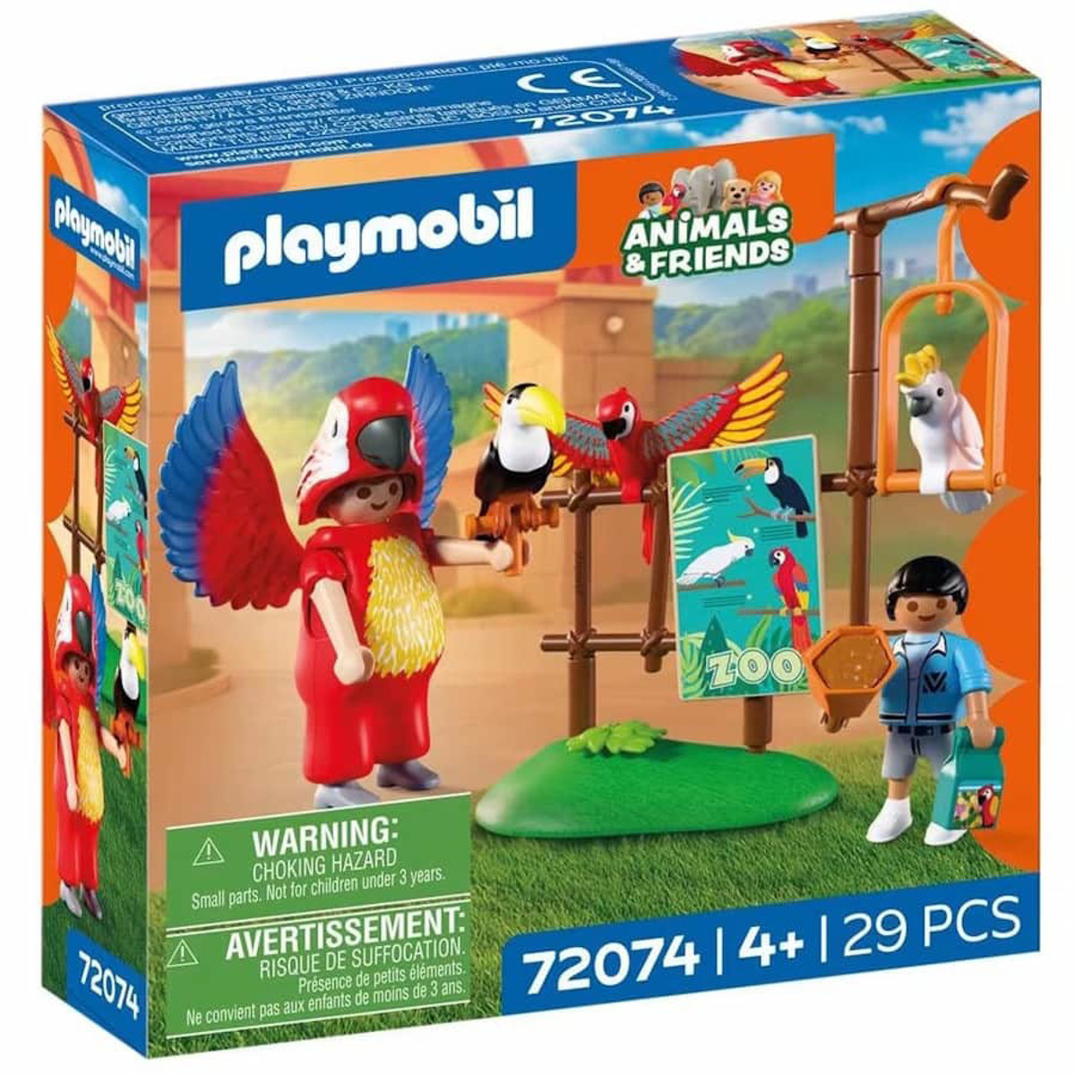 Εικόνα της Playmobil Animals & Friends Ταίζοντας τα πουλιά του πάρκου 72074