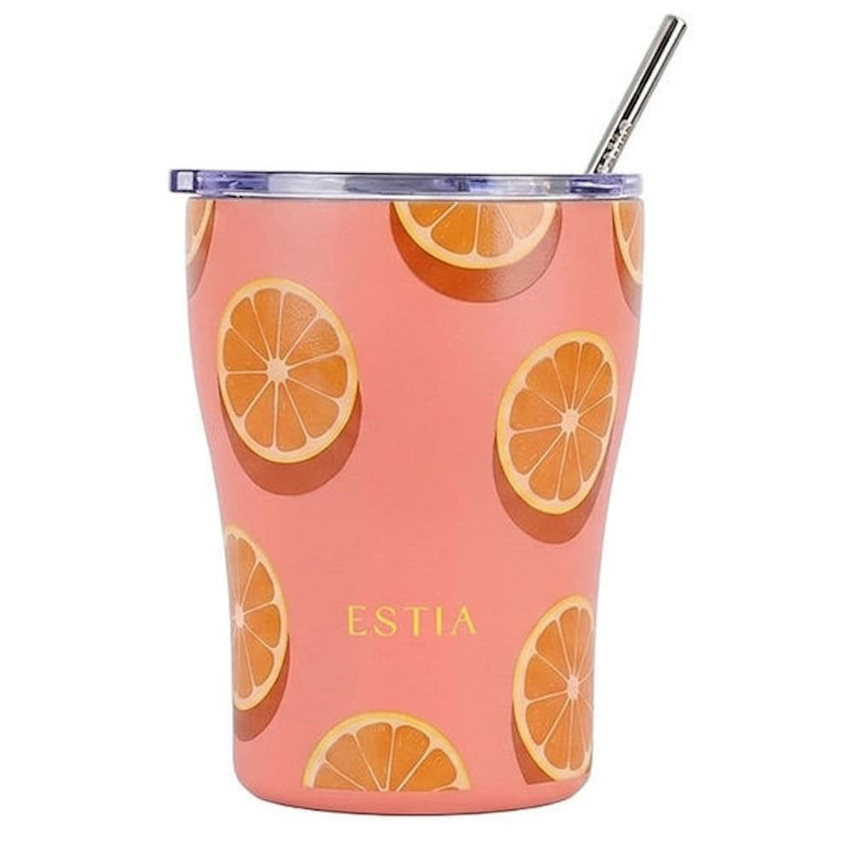 Εικόνα της Estia Θερμός Coffee Mug Save The Aegean 350ml Orange Pop 01-49010