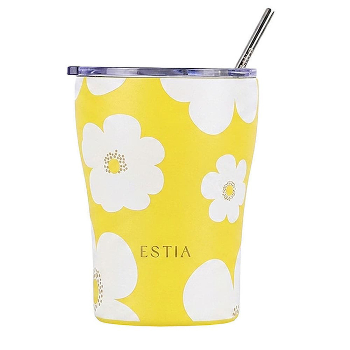 Εικόνα της Estia Θερμός Coffee Mug Save The Aegean 350ml Yellow Daisy 01-49041