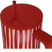 Εικόνα της Estia Θερμός Tumbler Straw XL 900ml Viva Stripe 01-41564