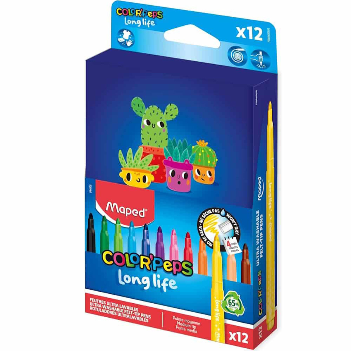 Εικόνα της Μαρκαδόροι Maped color΄peps Long Life 2.0 12τεμ. 844006