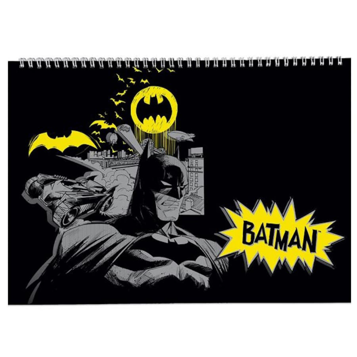 Εικόνα της Graffiti Μπλοκ ζωγραφικής Batman 30φ. 21x29.7cm. 26518