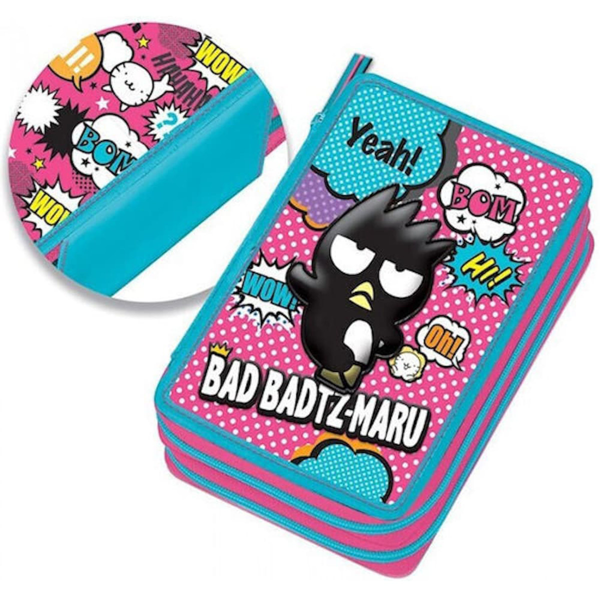 Σχολική κασετίνα γεμάτη Bad Badtz-Maru Graffiti