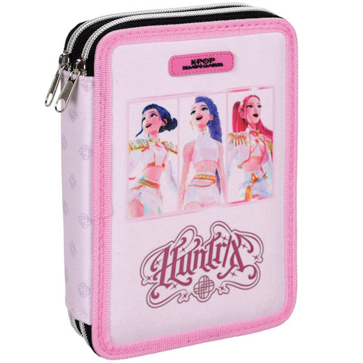 Εικόνα της Gim Κασετίνα διπλή γεμάτη Pink Huntrix 364-01100