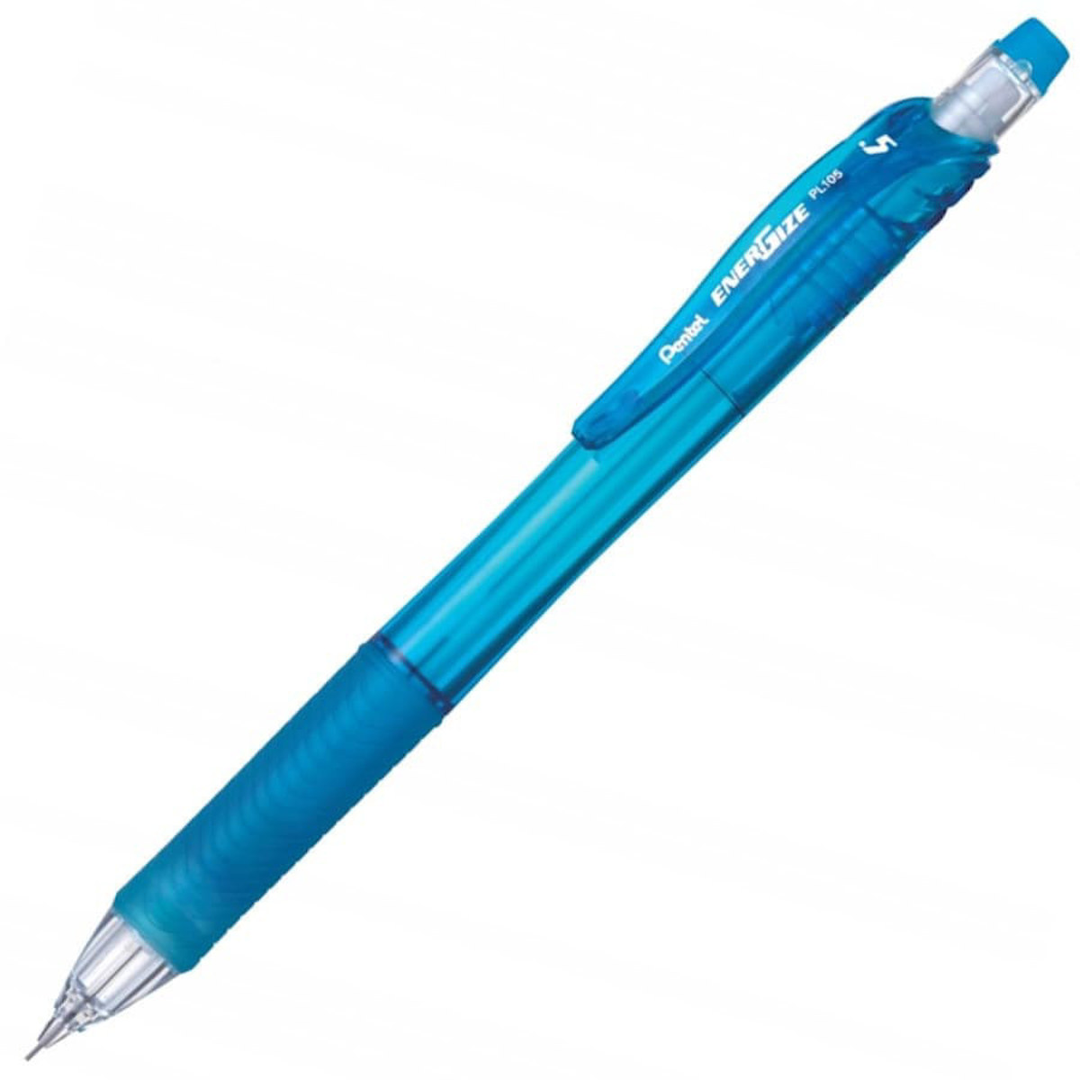 Αυτόματο μηχανικό μολύβι Pentel PL105 0.5mm σε γαλάζιο με αυτόματη προώθηση μύτης