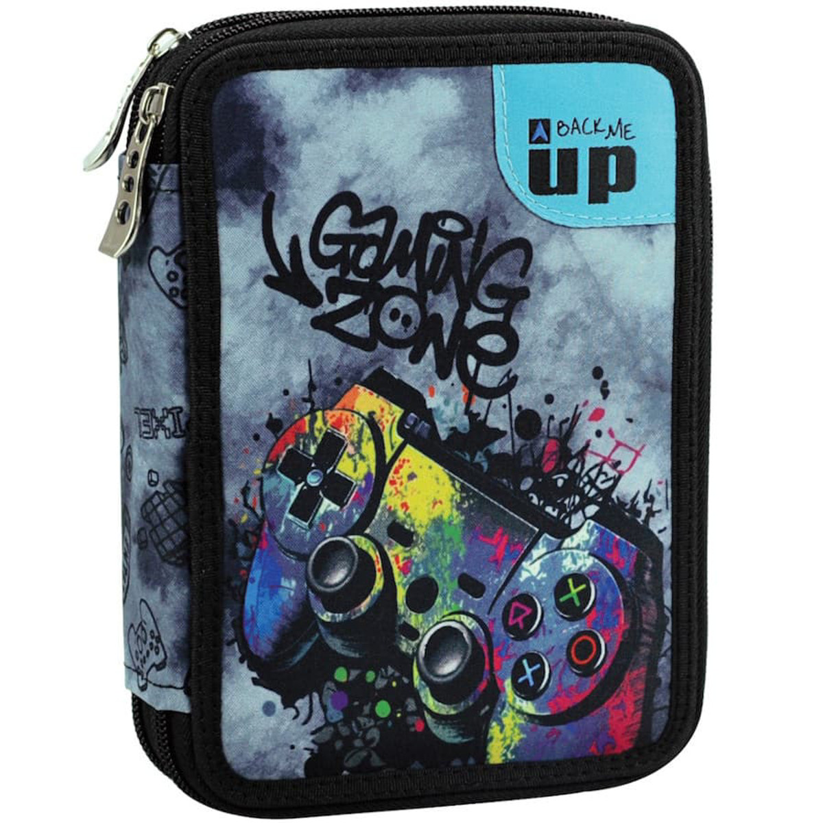 Εικόνα της Back Me Up Κασετίνα διπλή Game Zone 357-37100
