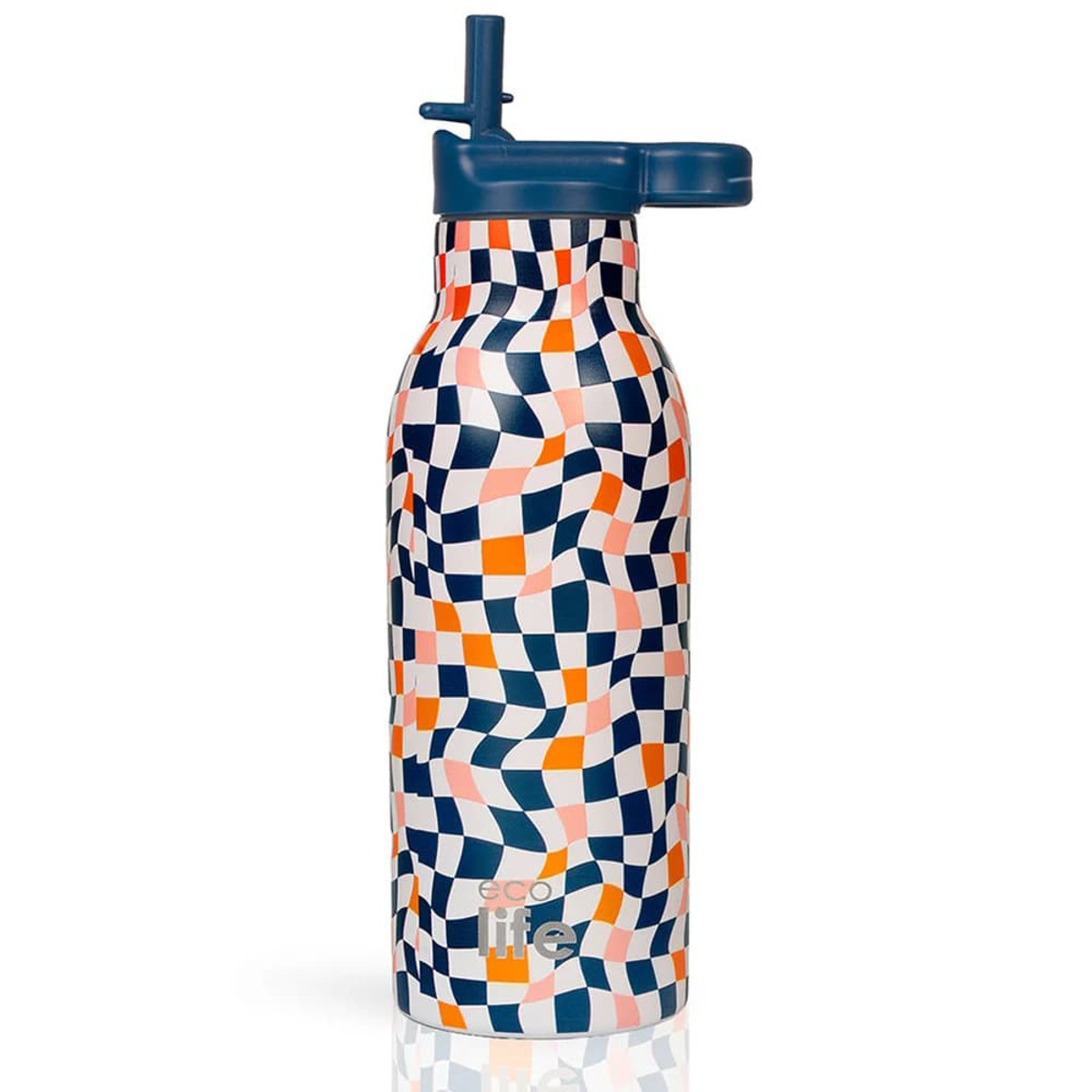Εικόνα της Ecolife Παγούρι ανοξείδωτο θερμό Color Squares 550ml 33-BO-2216
