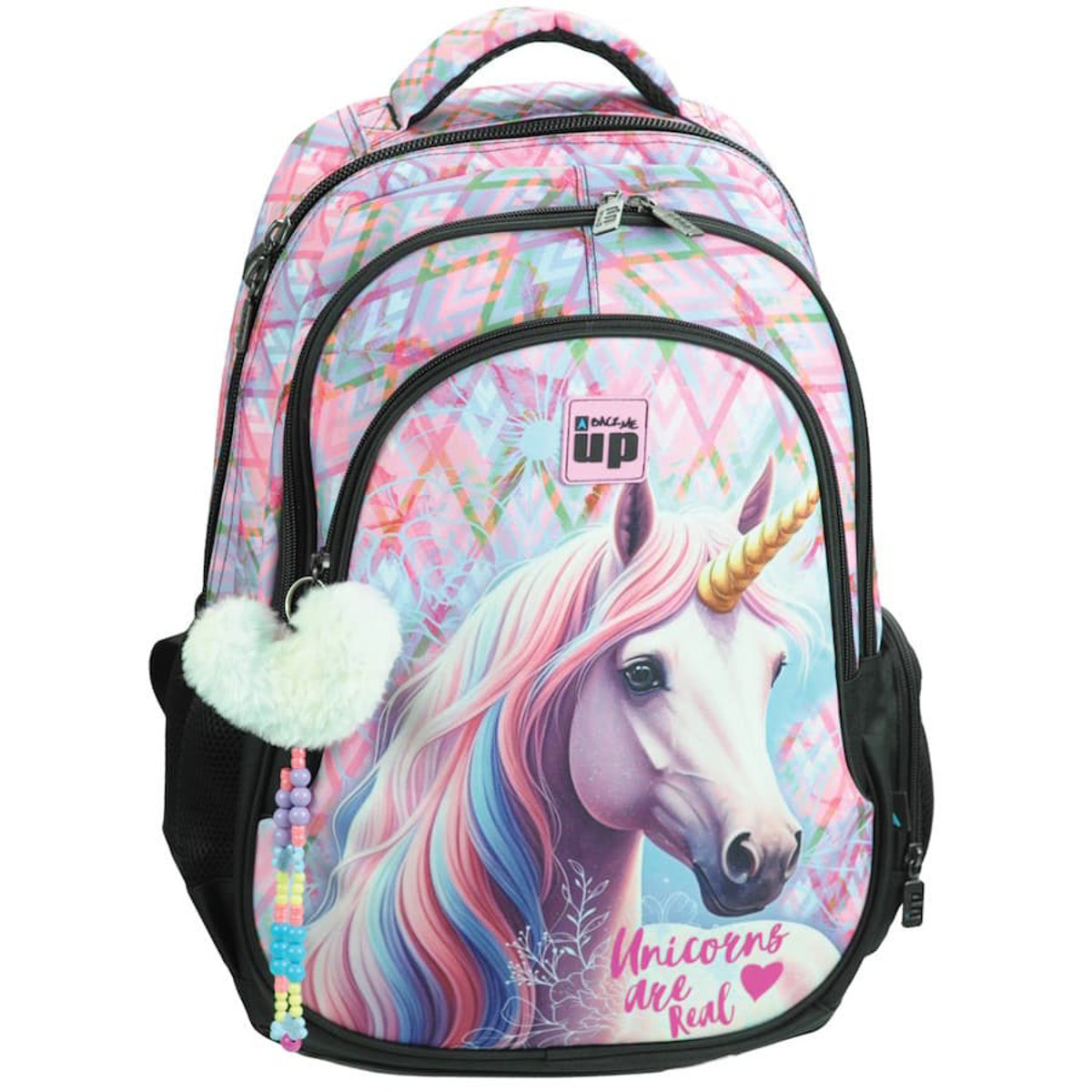 Εικόνα της Back Me Up Τσάντα σακίδιο οβάλ Pastel Unicorn 357-41031