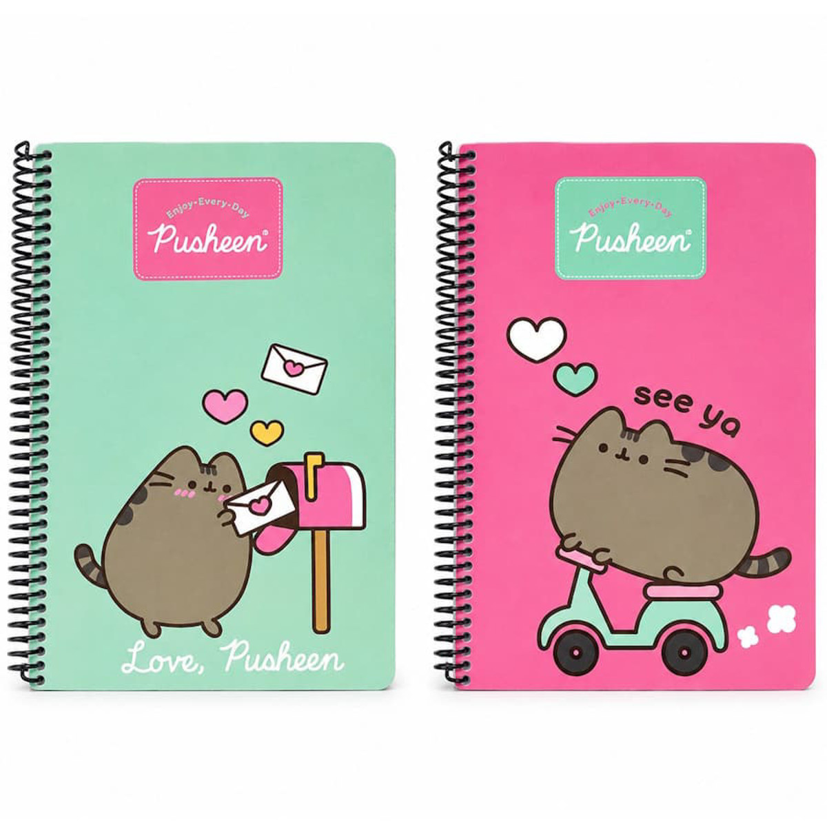 Εικόνα της Back Me Up Τετράδιο σπιράλ The Cat See Ya - Love Pusheen 17x25cm 2/θεμ. 70φ 361-02402 ( *Δύο σχέδια )