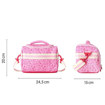 Εικόνα της Milan Τσαντάκι φαγητού 5lt Pink Flower Series 08808SNHD