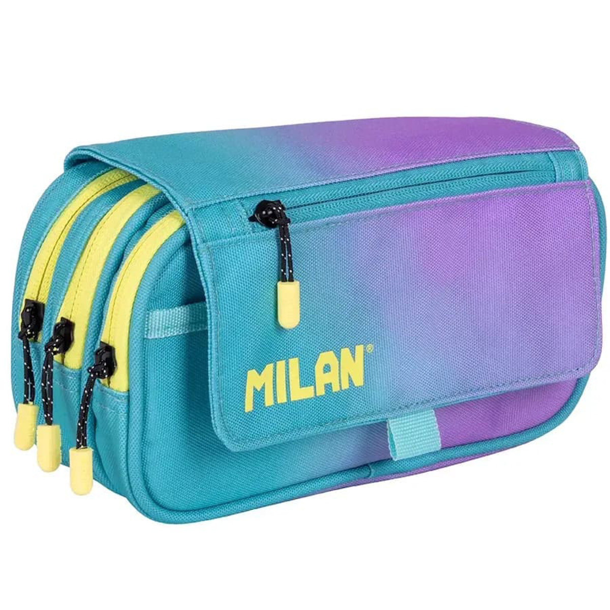 Εικόνα της Milan Κασετίνα 3 θέσεων Sunset series τιρκουαζ 08149SN264