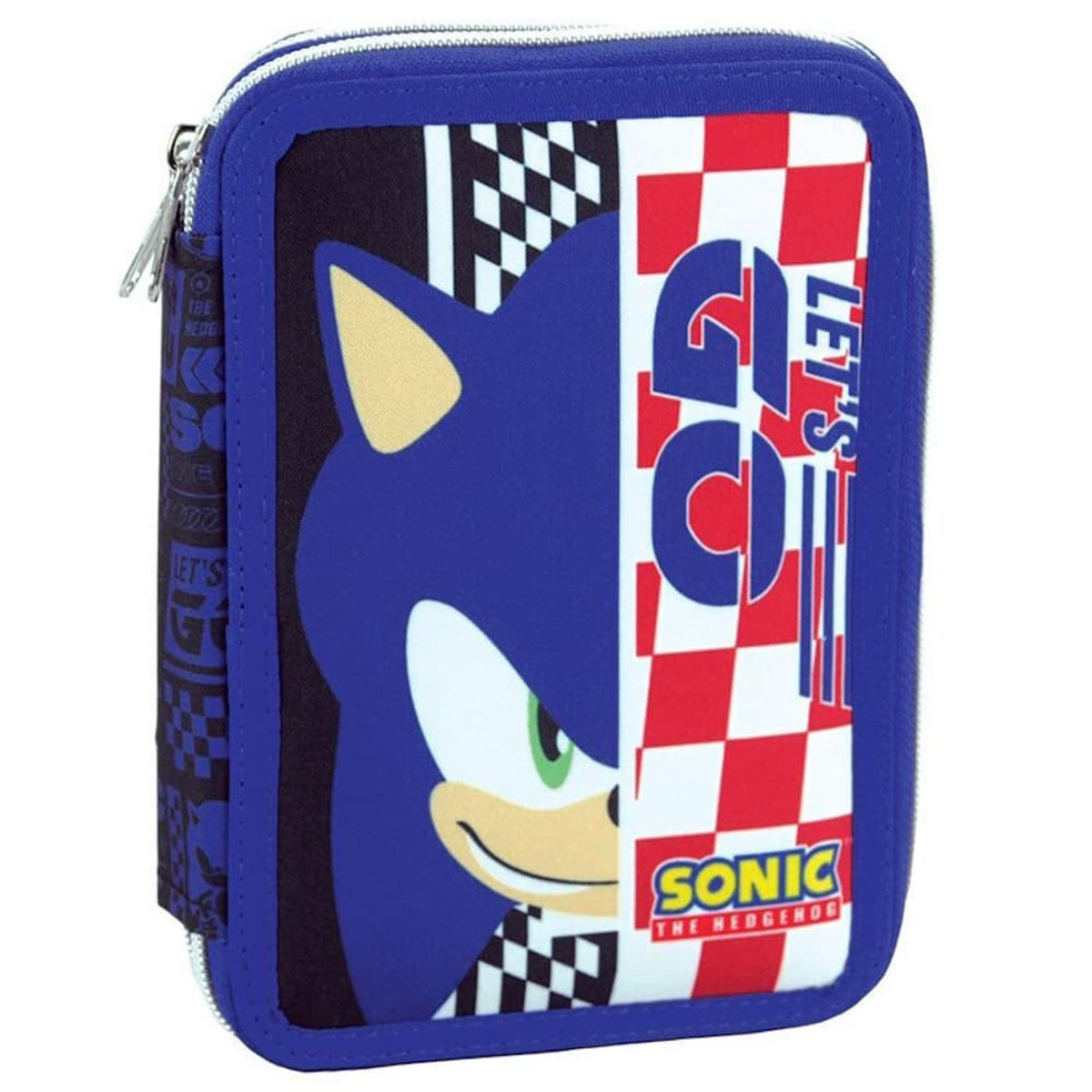 Εικόνα της Gim Κασετίνα διπλή Sonic Classic 357-33100