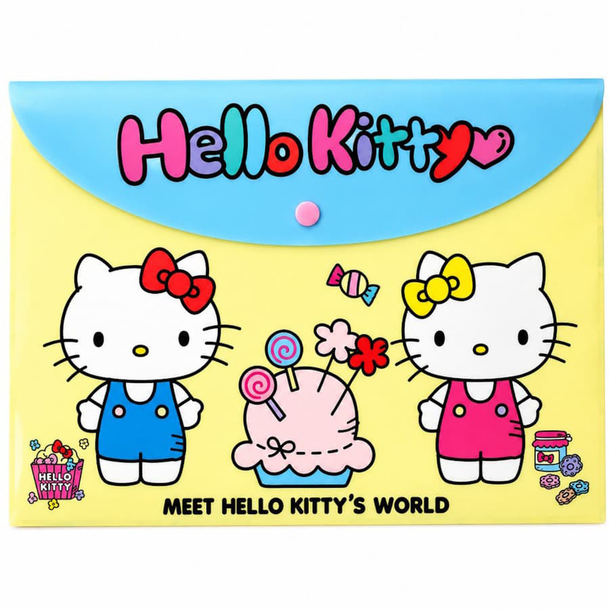 Εικόνα της Gim Ντοσιέ κουμπί Α4 PP Hello Kitty 335-76580