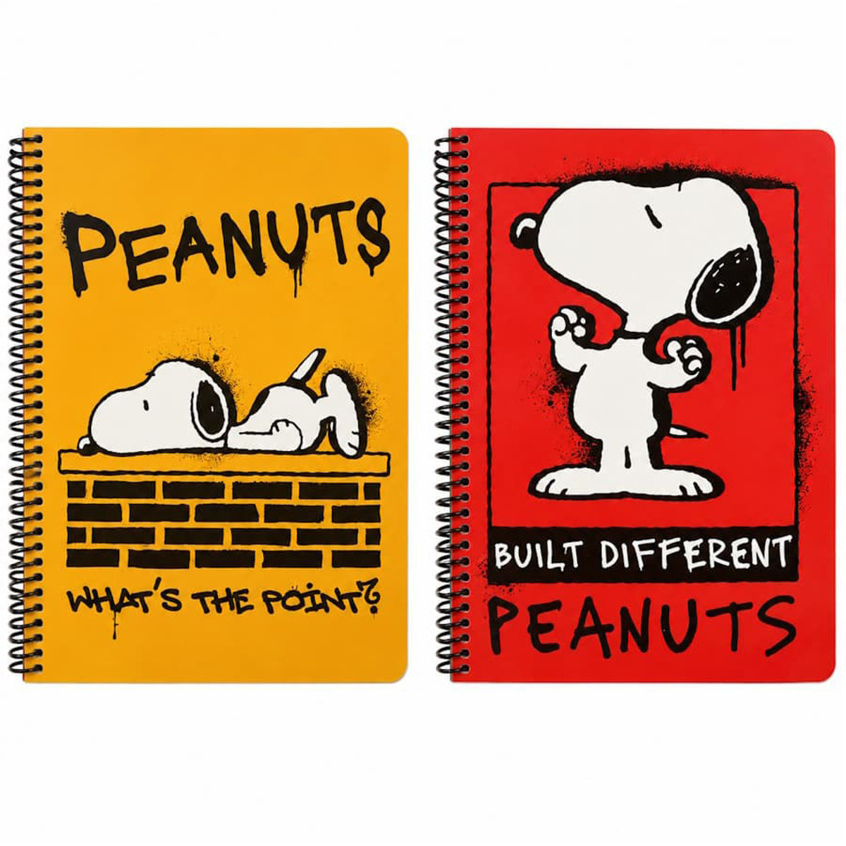 Εικόνα της Back Me Up Τετράδιο σπιράλ Peanuts Snoopy Built Different-Point 17x25cm 3/θεμ. 105φ 365-10403 ( *Δύο σχέδια )