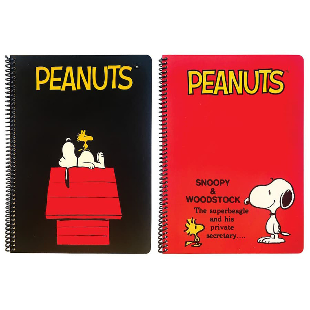 Εικόνα της Back Me Up Τετράδιο σπιράλ Peanuts Red+Black  A4 2/θεμ. 70φ 365-11440 ( *Δύο σχέδια )