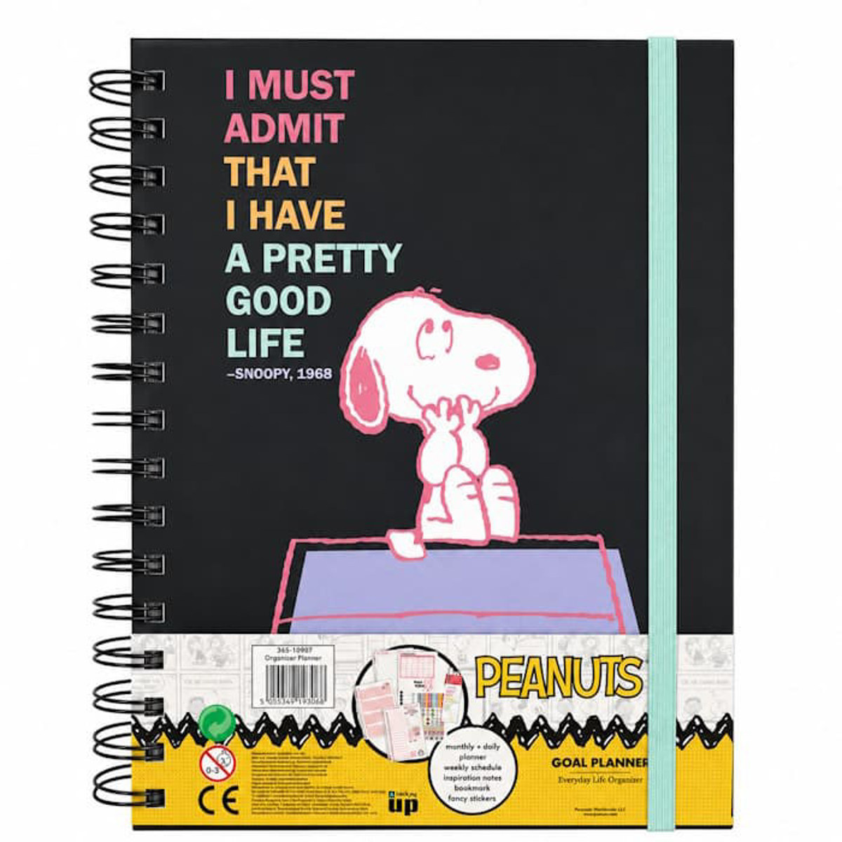 Εικόνα της Back Me Up Organizer Snoopy Planner Peanuts 365-10907