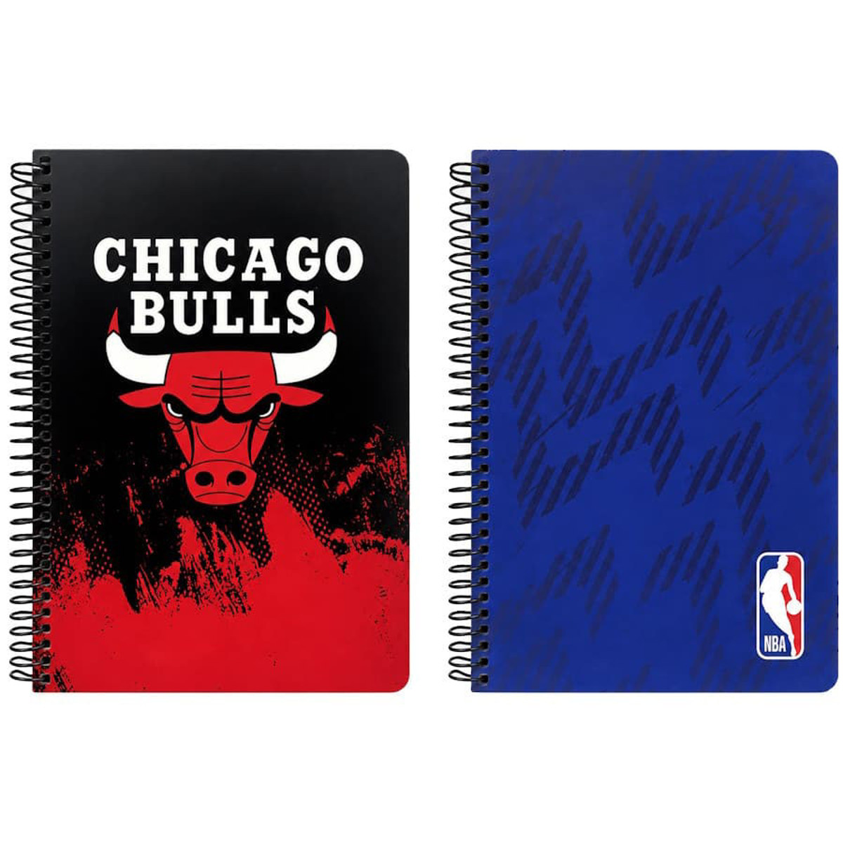 Εικόνα της Back Me Up Τετράδιο σπιράλ Bulls-Nba Logo 17x25cm 2/θεμ. 70φ 378-16402 ( *Δύο σχέδια )
