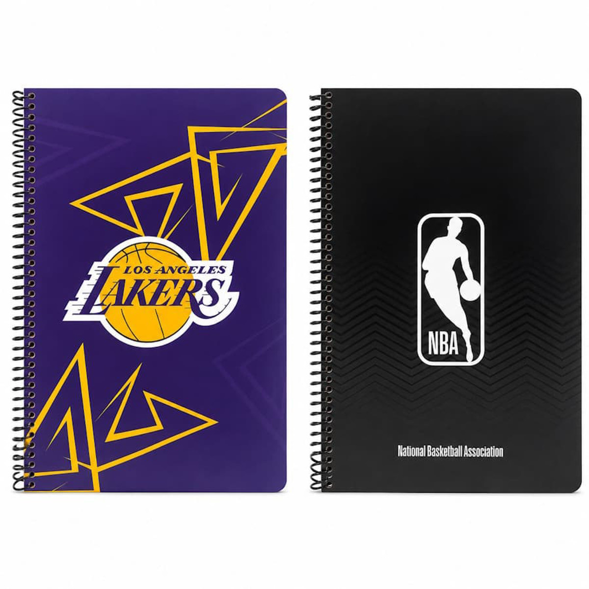 Εικόνα της Back Me Up Τετράδιο σπιράλ Lakers-Nba Logo 17x25cm 2/θεμ. 70φ 378-18402 ( *Δύο σχέδια )
