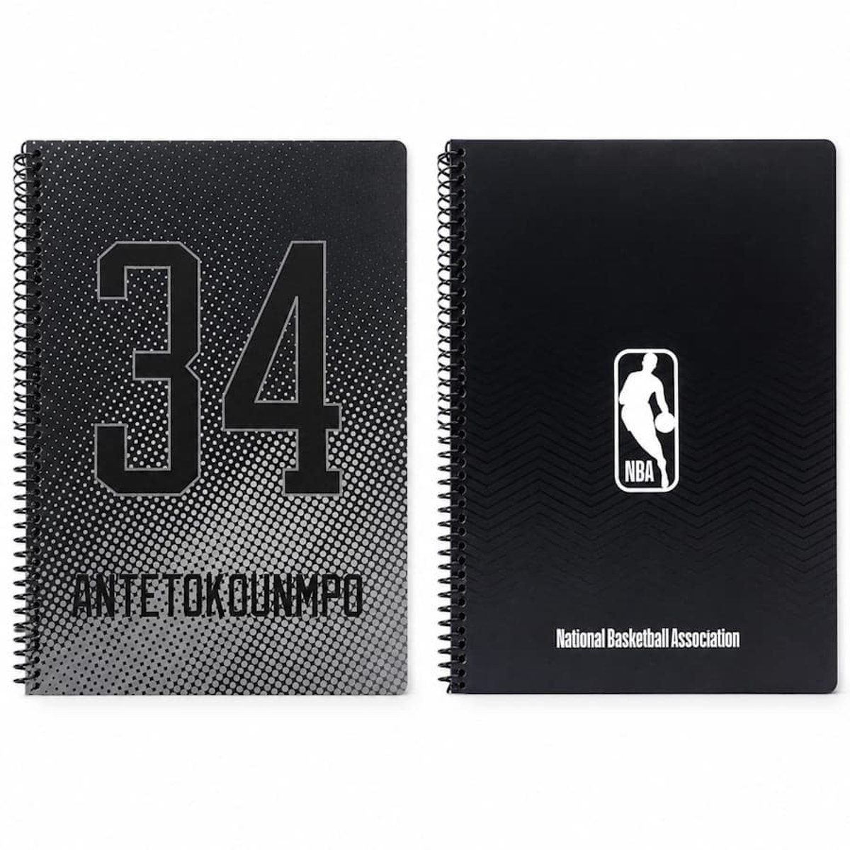 Εικόνα της Back Me Up Τετράδιο σπιράλ Giannis-NBA Logo A4 2/θεμ. 70φ 378-13440 ( *Δύο σχέδια )