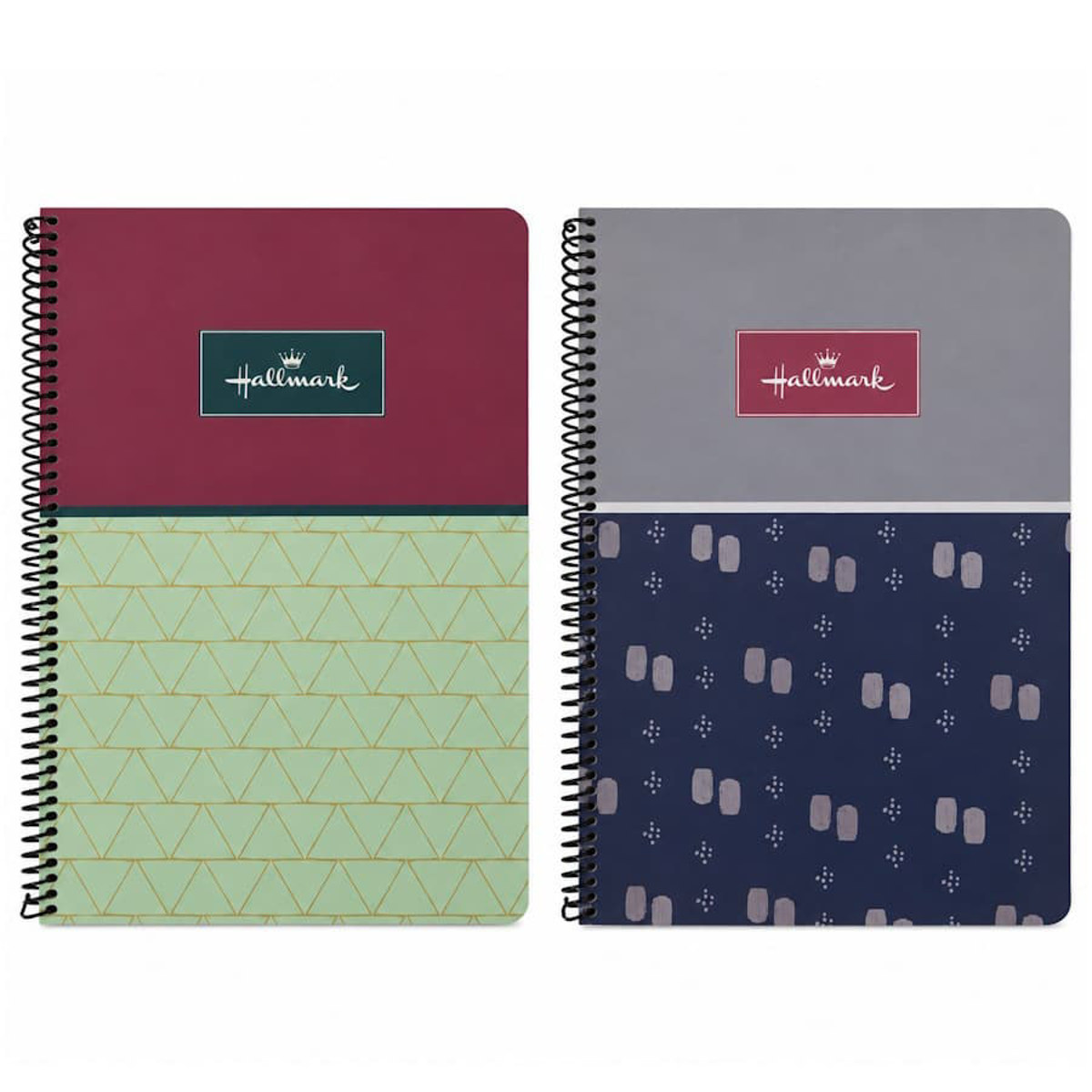 Εικόνα της Hallmark Τετράδιο σπιράλ Blue-Green 2des A4 2/θεμ. 70φ. 333-39440 ( *Δύο σχέδια )