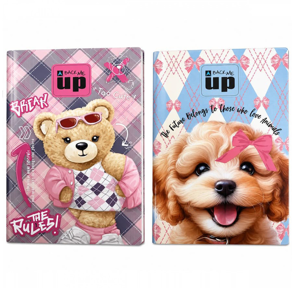 Εικόνα της Back Me Up Τετράδιο Scotch Bear-Scotch Dog 17x25cm 40φ 357-43400 ( *Δύο σχέδια )