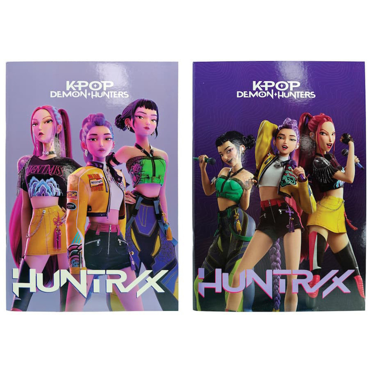 Εικόνα της Gim Τετράδιο καρφίτσα Demon Hunters Microphones-Pose 40φ.17x25cm 364-02400 Δύο σχέδια