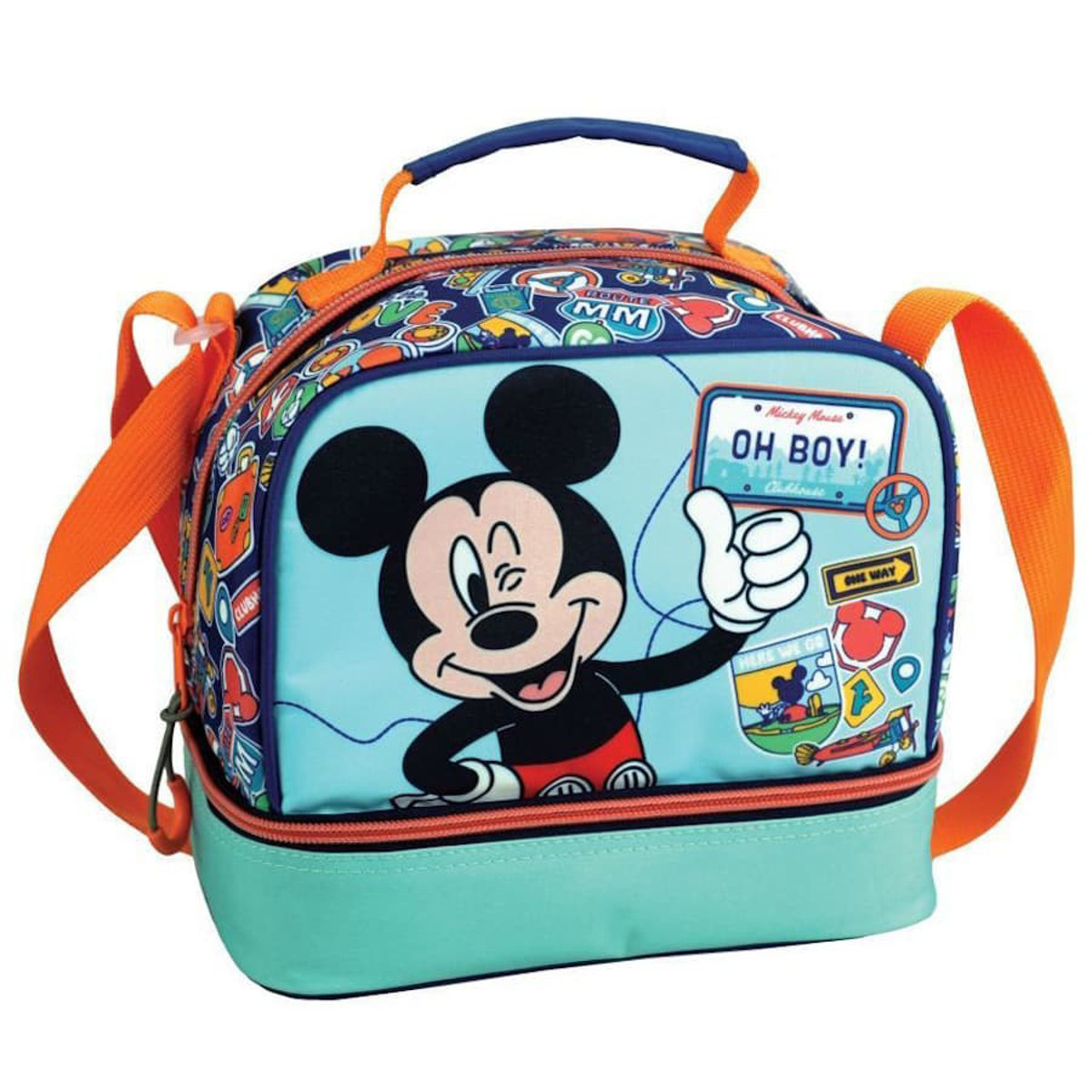Εικόνα της Gim Τσαντάκι φαγητού οβάλ Mickey Fun Travels 340-92220