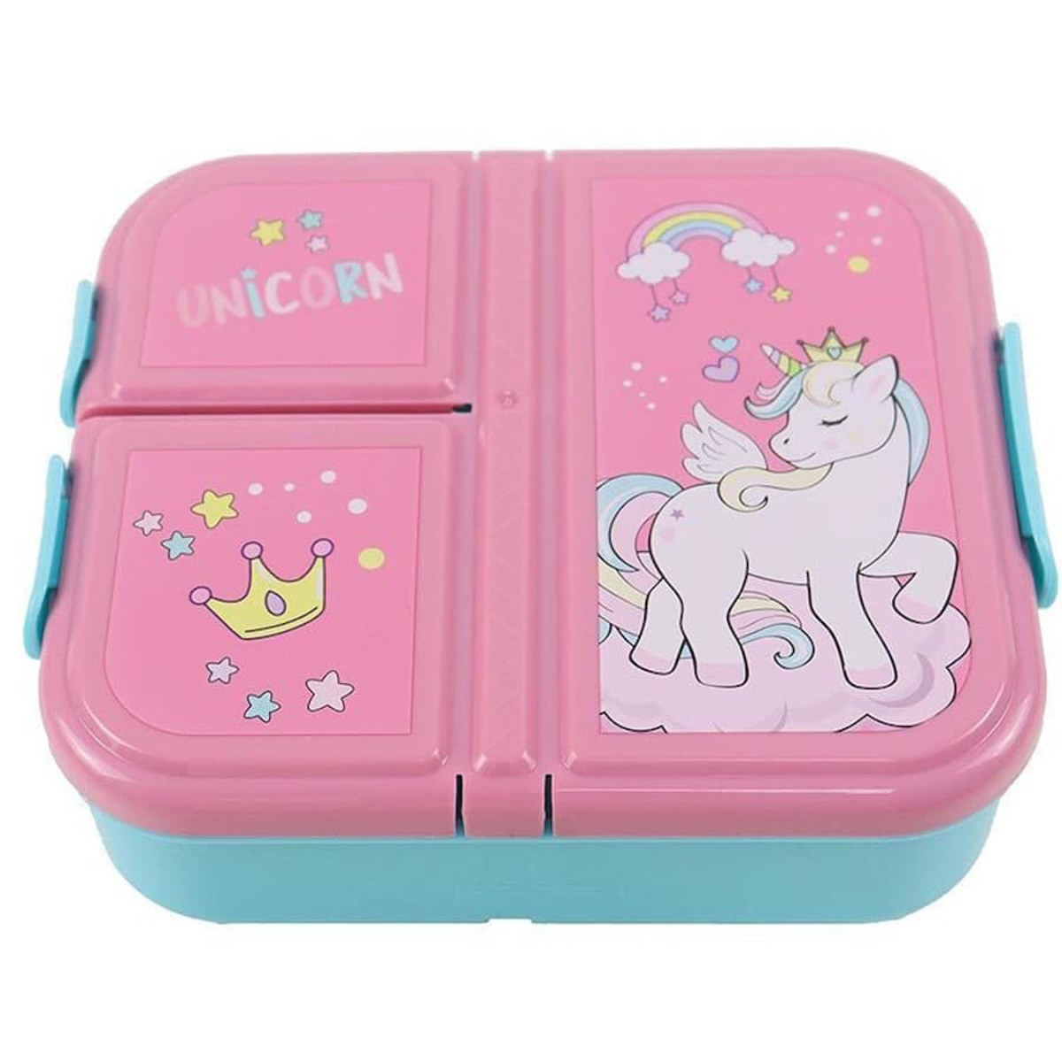 Εικόνα της Gim Φαγητοδοχείο Unicorn 3/χώρων 800ml 550-01277