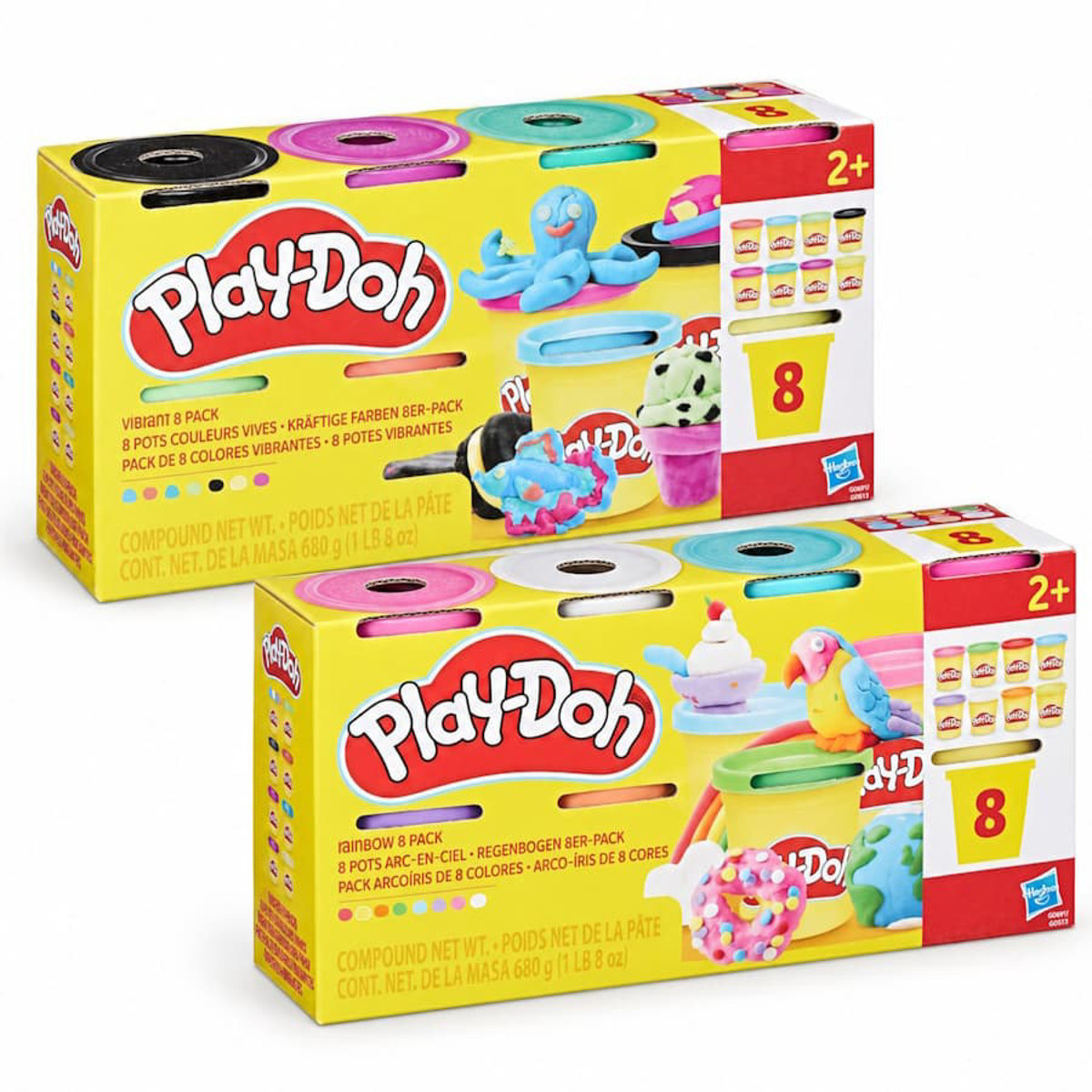 Εικόνα της Play-doh Classic 8 pack Hasbro G0513 Διάφορα χρώματα