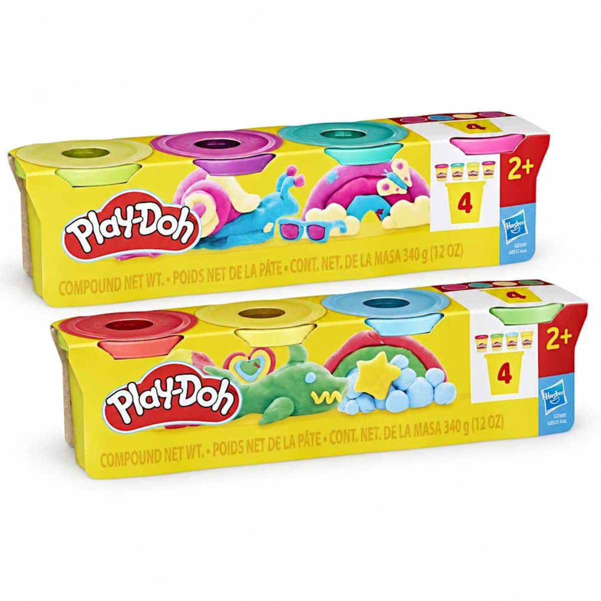 Εικόνα της Play-doh Classic 4 pack Hasbro G0512 / G0689 Διάφορα χρώματα