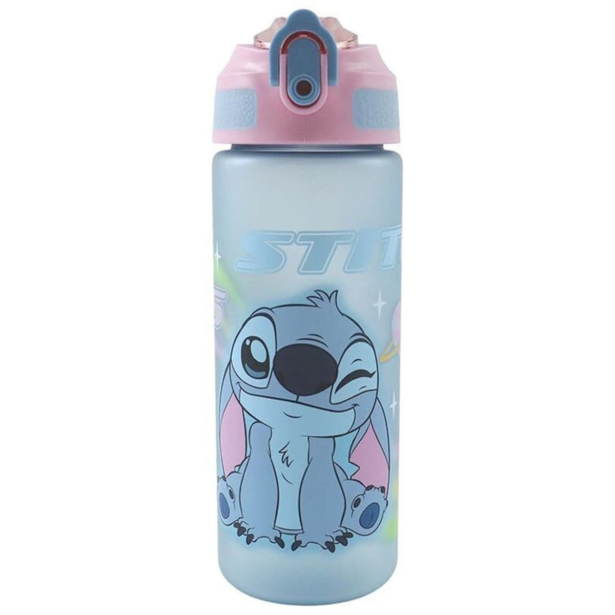 Εικόνα της Gim Παγούρι πλαστικό καλαμάκι Stitch 600ml 552-05277