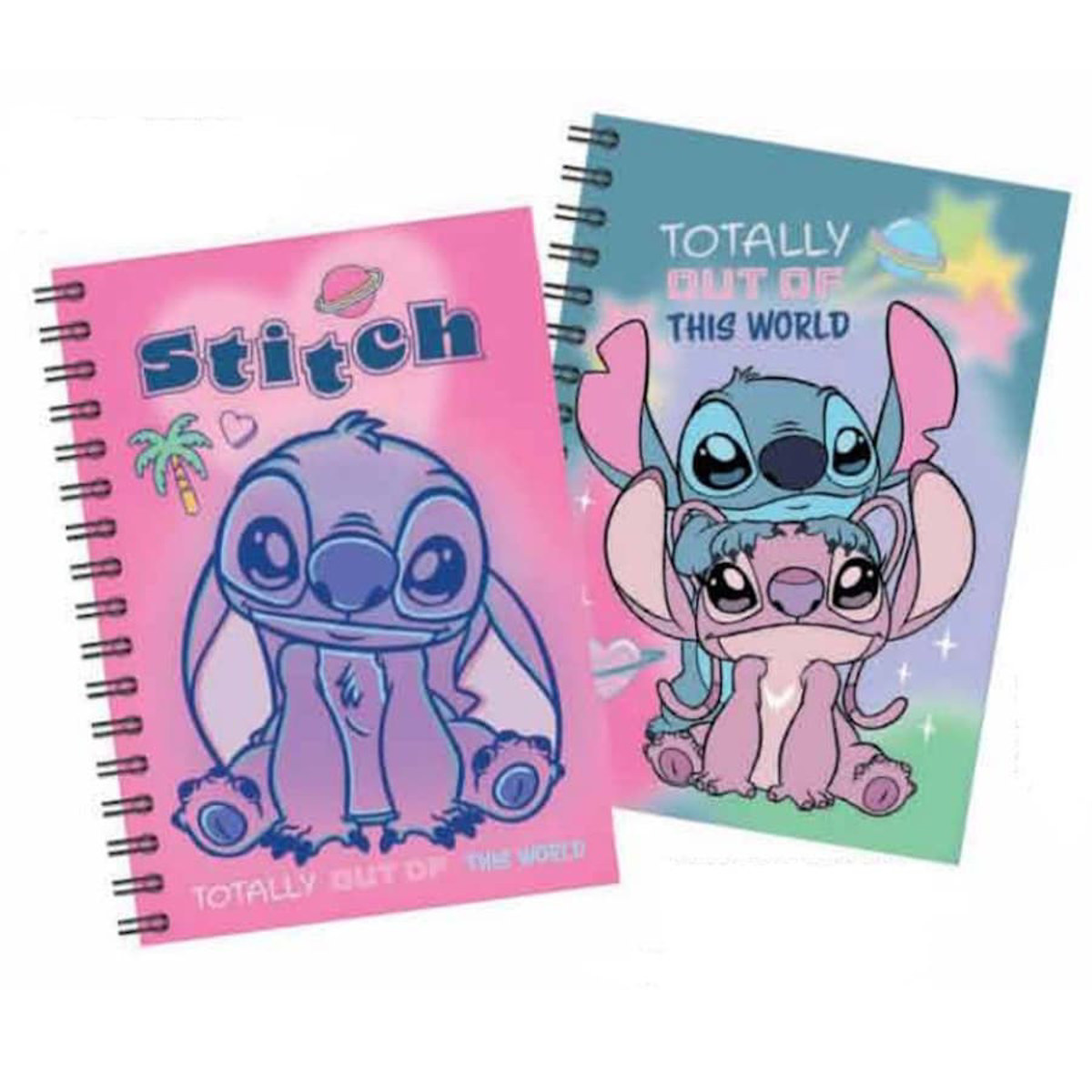 Εικόνα της Gim Τετράδιο σπιράλ Stitch 2/Θεμ. 70φ. B5 342-03402 Δύο σχέδια