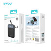Εικόνα της BWOO Power Bank 10000mAh 20W με οθόνη black P-80