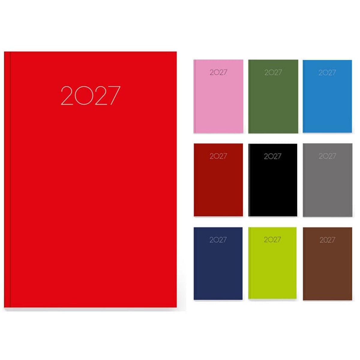 Εικόνα της Ημερολόγιο 2027 10x14cm ημερήσιο Simple Triperinas 355826 Διάφορα χρώματα*