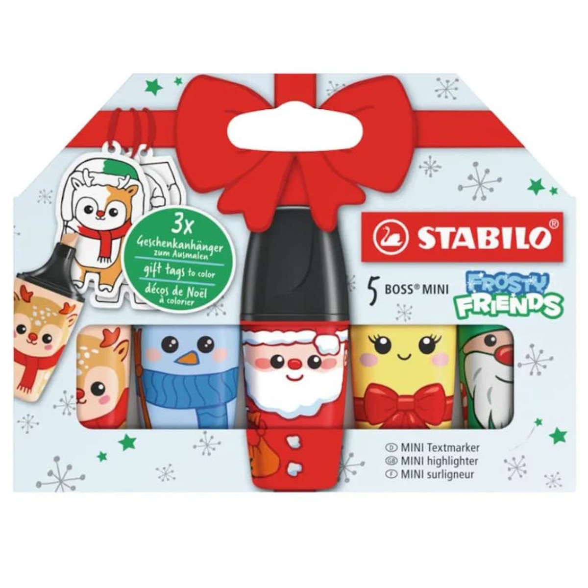 Εικόνα της Stabilo Boss mini Frosty Friends 5τμχ. 07/05-32-10