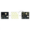 Εικόνα της Apli Kids Stickers Box Glow in the Dark Bear 20680