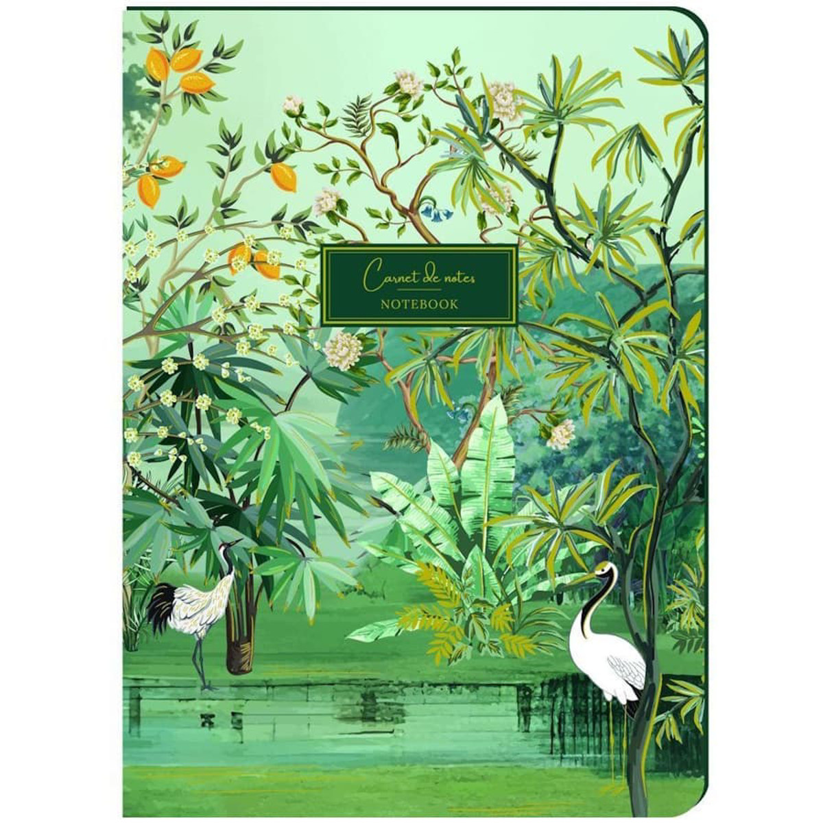 Εικόνα της Premium Paper Notebook Elegance Α5 ρηγέ Paysage tropical PI25247