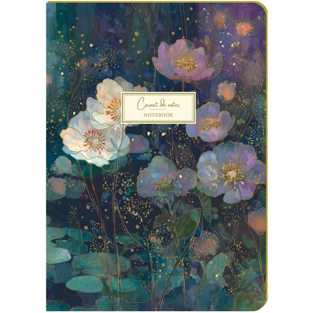 Εικόνα της Premium Paper Notebook Elegance Α5 ρηγέ Night Lilies PI25231