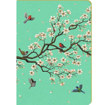 Εικόνα της Premium Paper Notebook Elegance Α5 ρηγέ Birds on a Branch PI25228