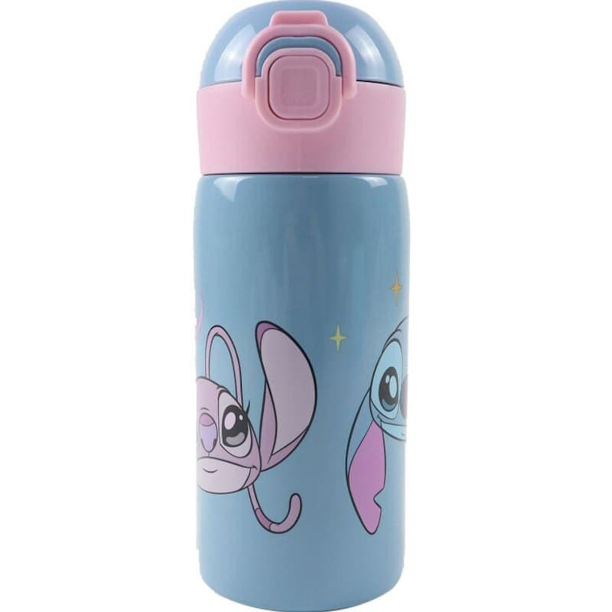 Εικόνα της Gim Παγούρι Ανοξείδωτο με καλαμάκι Stitch 500ml 552-05199